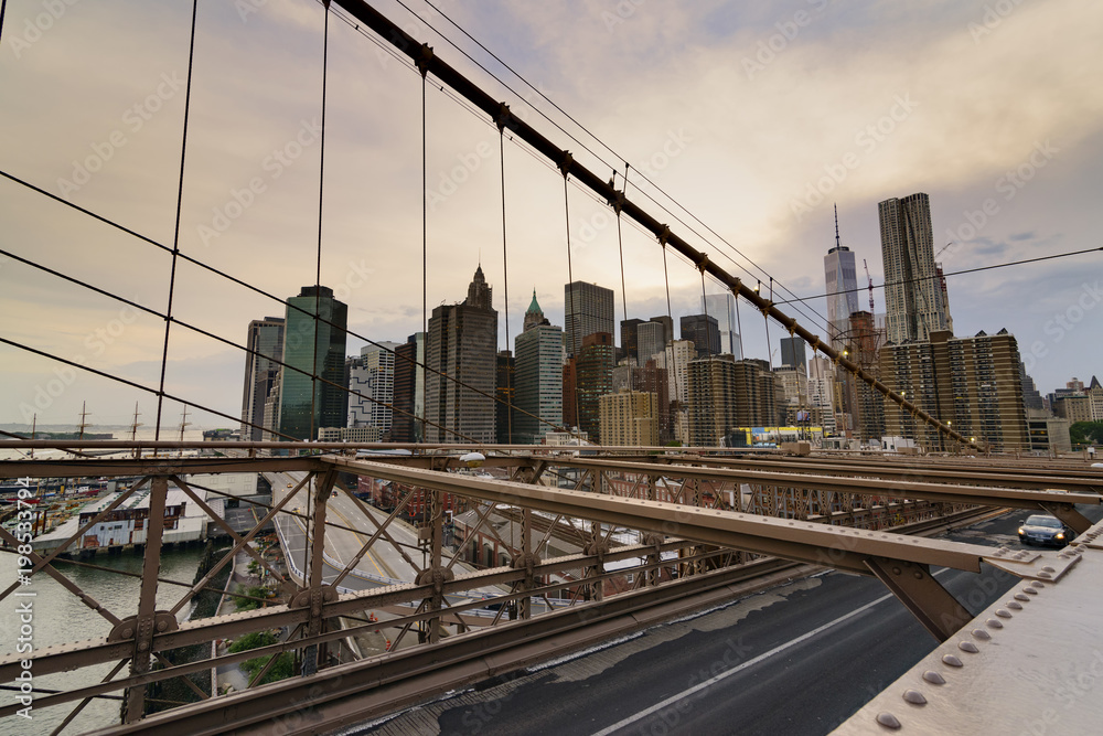Fototapeta premium Most Brookliński w Nowym Jorku
