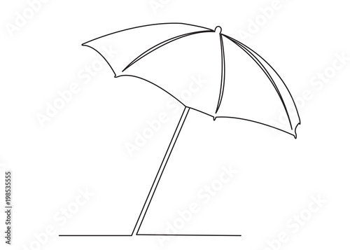 Beach umbrella