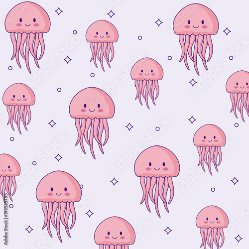 jellyfish background design