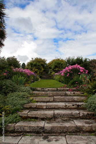 Treppe in Garten 