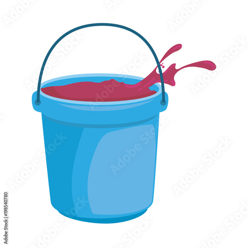 color powder in bucket plastic holy celebration
