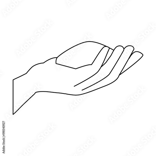 hand with powder holy celebration