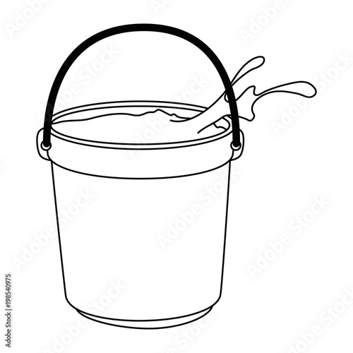 color powder in bucket plastic holy celebration