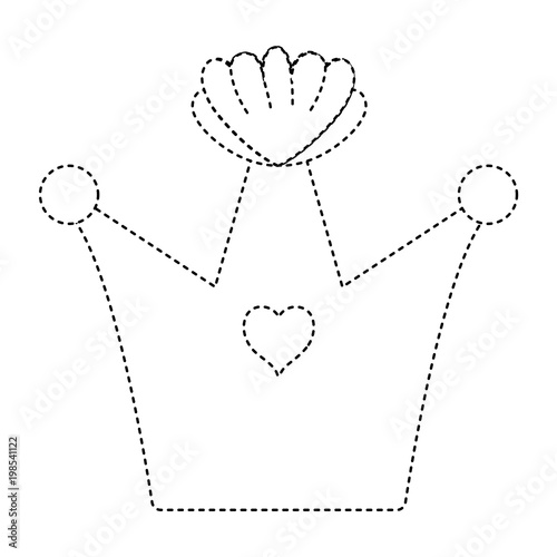 dotted shape queen crown luxury jewelry decoration