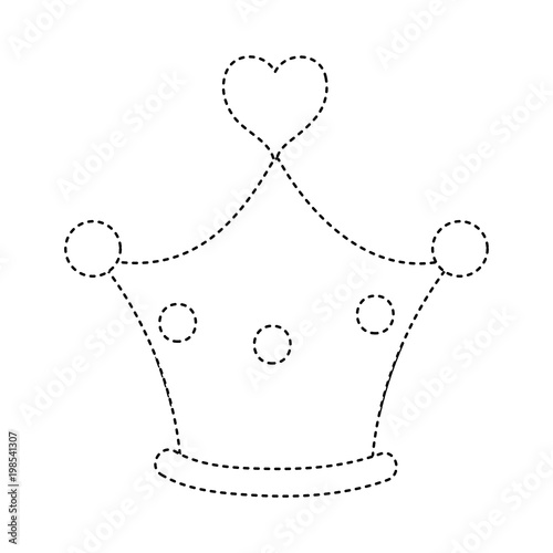 dotted shape crown jewelry luxury decoration to queen