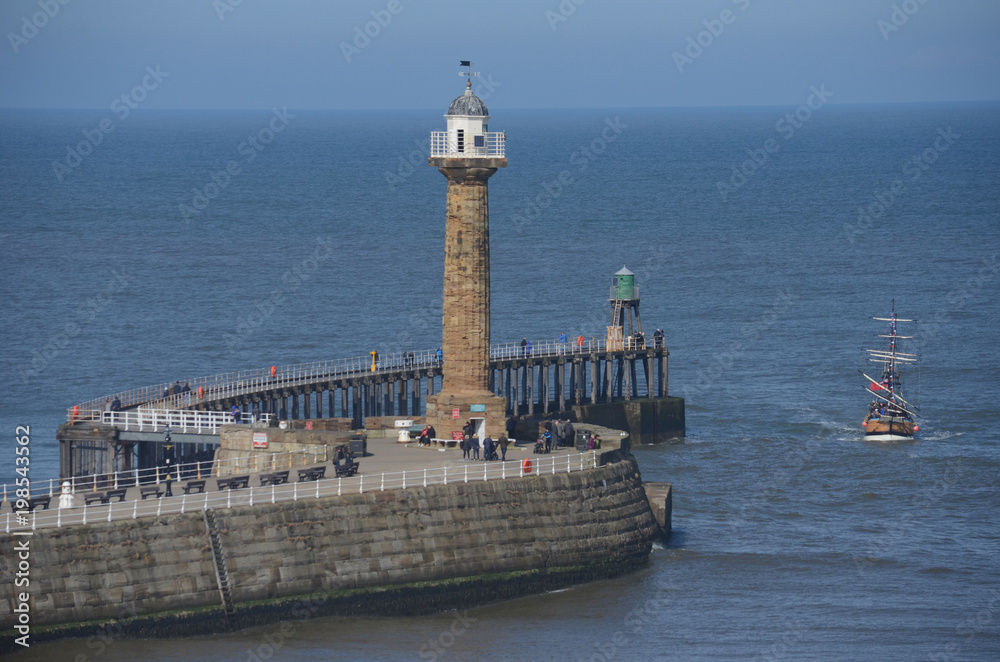 Lighthouse in Whitby