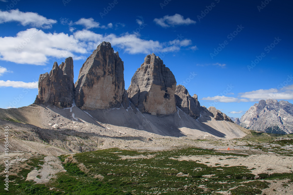 Drei Zinnen, Dolomiten, Italien Drei Zinnen, Dolomiten, Italien