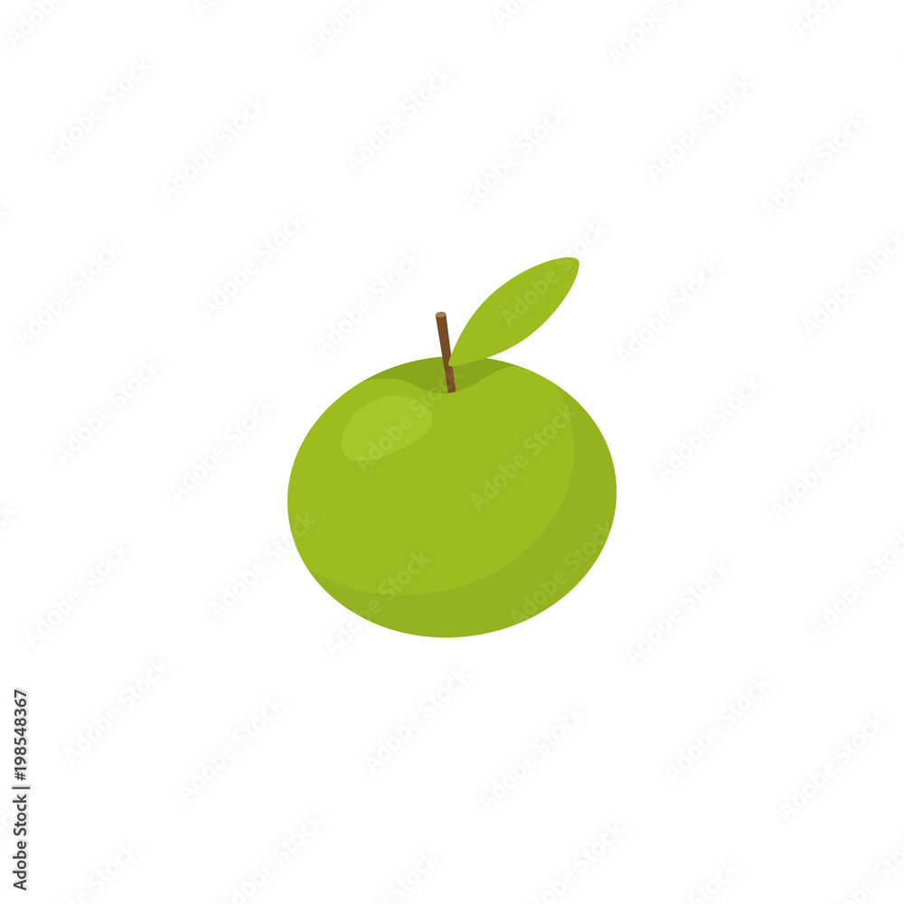 Sweet juicy apple isolated on white background Sweet juicy apple isolated on white background