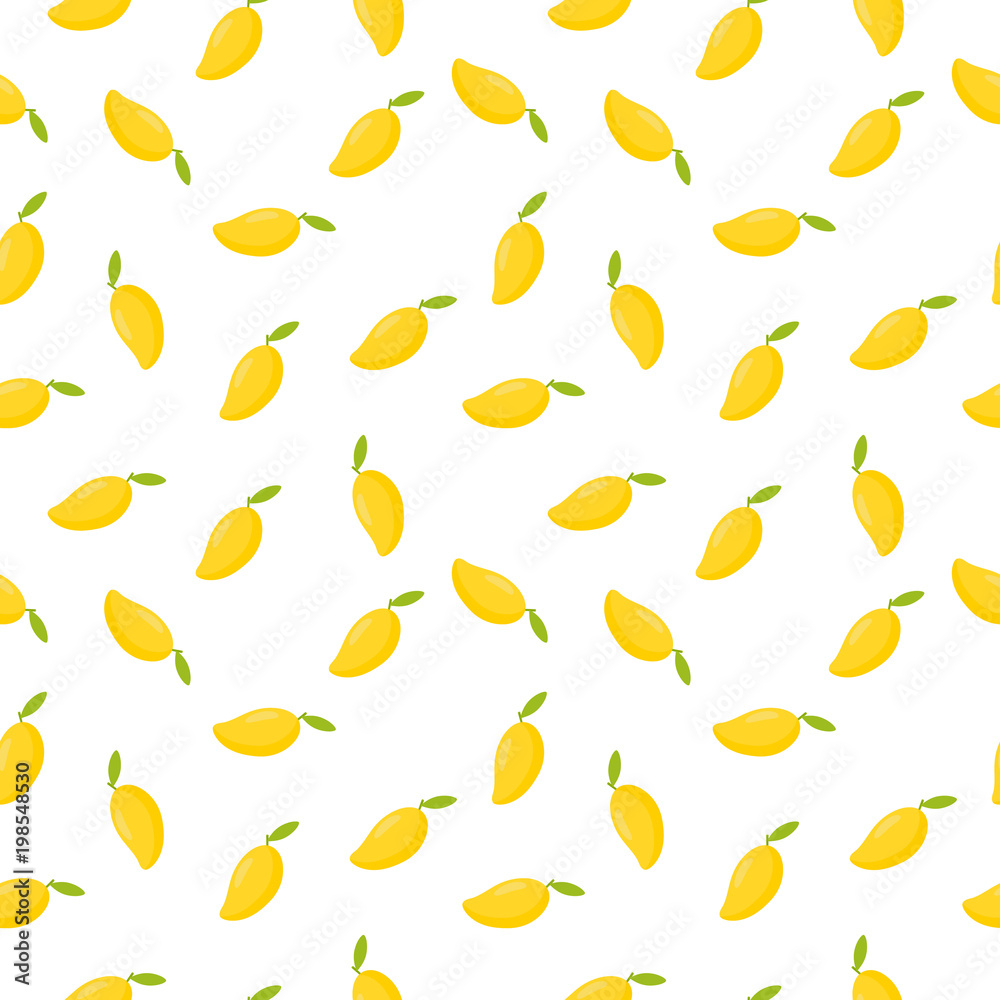Sweet juicy mango isolated on white background Sweet juicy mango isolated on white background