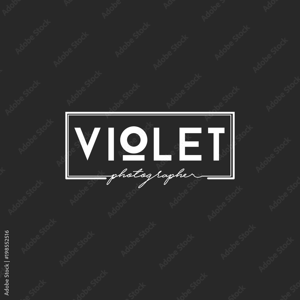 Illustration of photo studio stamp banner Illustration of photo studio stamp banner