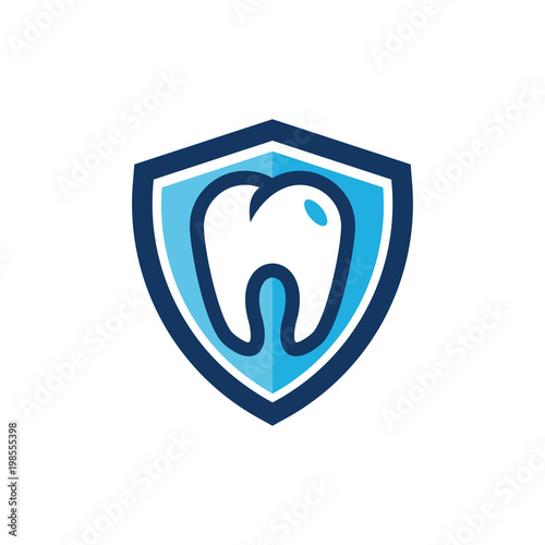 Dental Shield Logo Icon Design