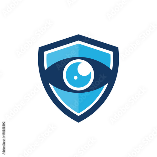 Vision Shield Logo Icon Design