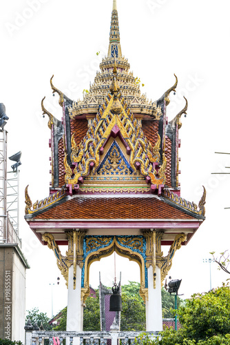 Bell Tower at Wat Bang Ping, Bangkok, Thailand