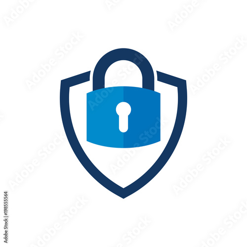 Security Shield Logo Icon Design photo