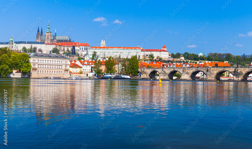 Czech Republic, panorama of Old Prague