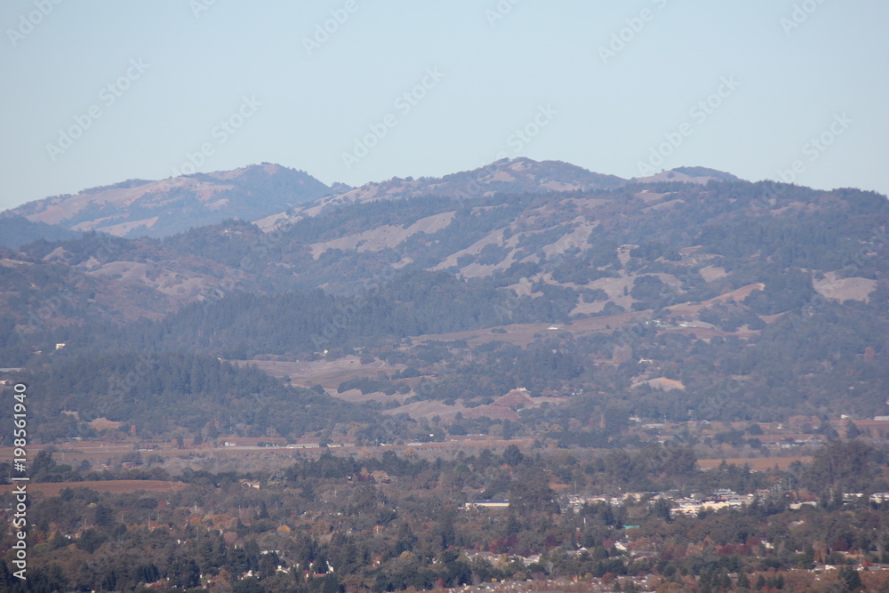 Shiloh Ranch Regional Park in southeast Windsor features a rugged landscape in the foothills of the Mayacamas Mountains. The park includes oak woodlands, forests of mixed evergreens.