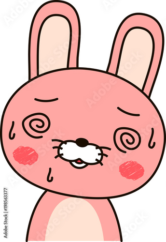 Rabbit expression Be impatient