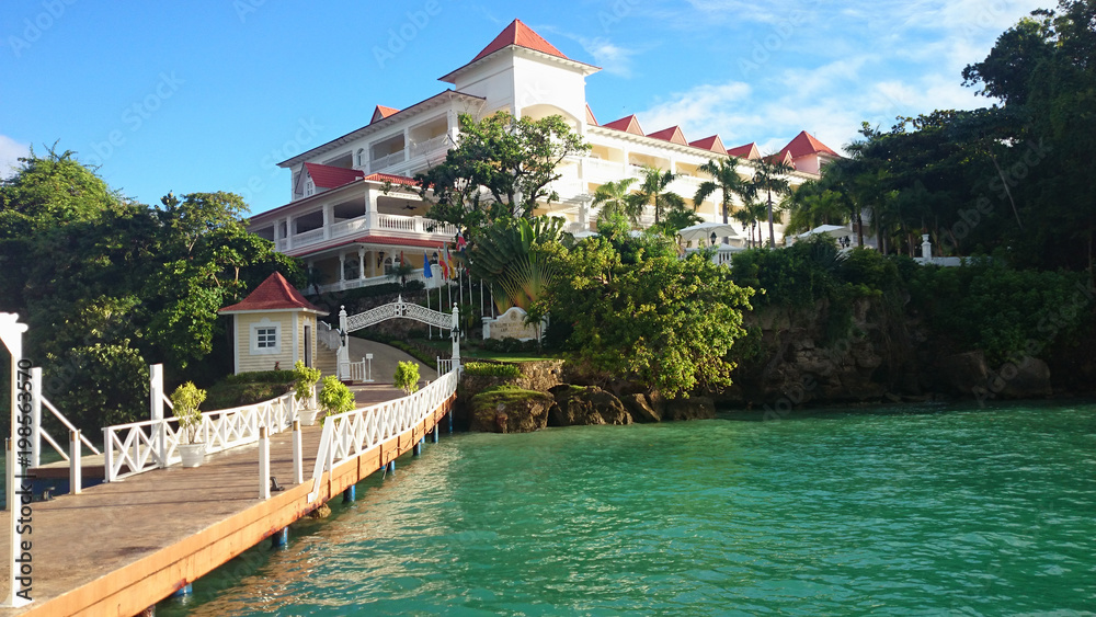 Obraz premium Cayo Levantado Hafen