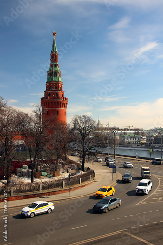 View of the Vodovzvodnaya Tower ..