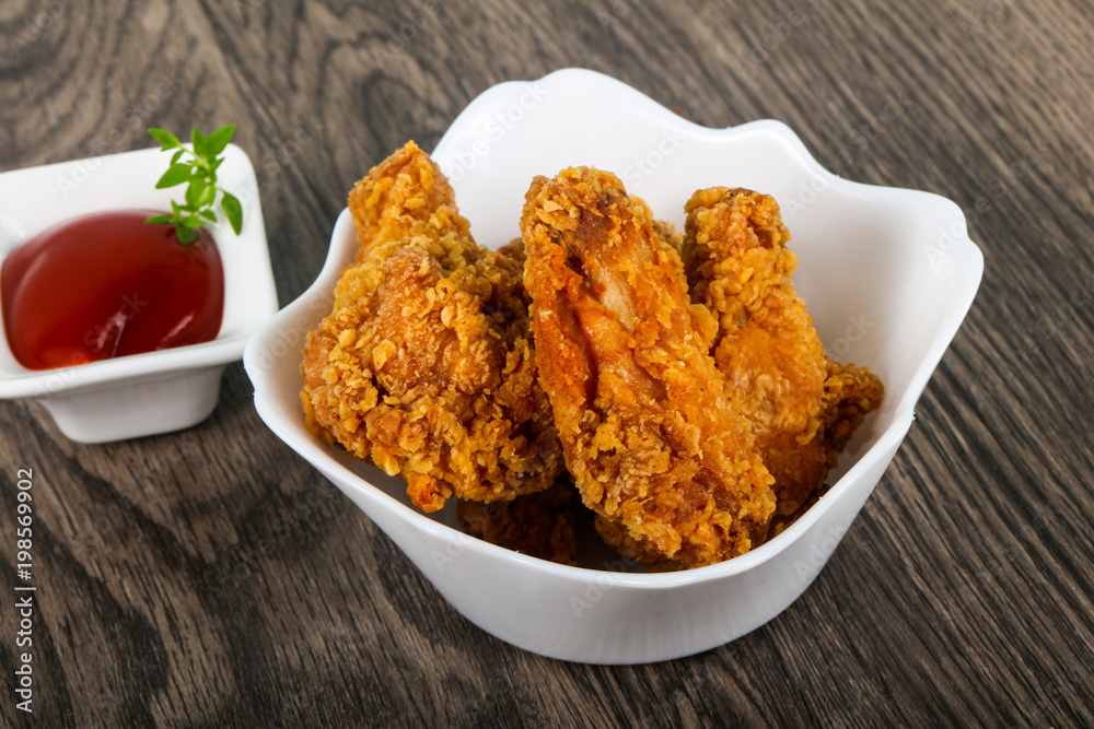 Crispy chicken wings Crispy chicken wings