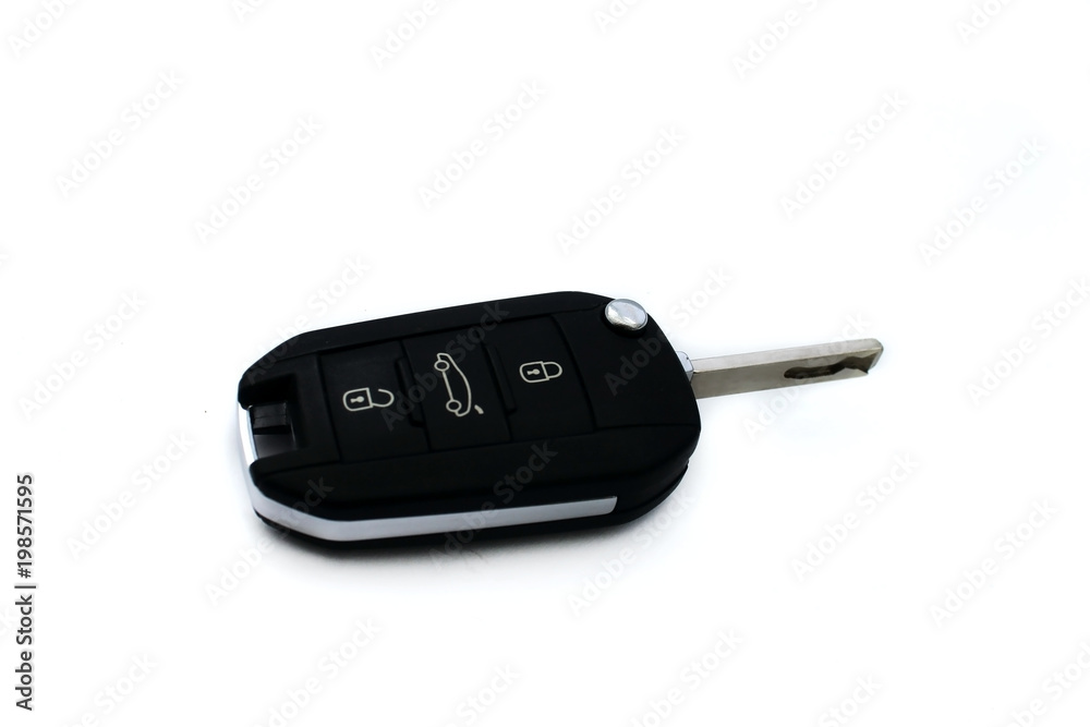 key for car isolated on white background key for car isolated on white background