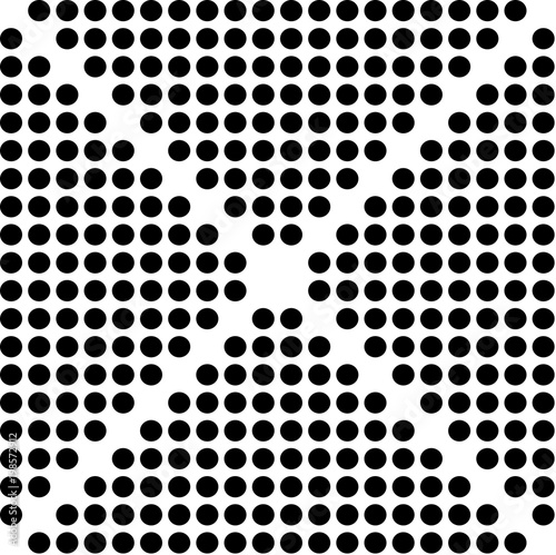 pattern with black dots on white background,wrong sign with point connecting network ,Abstract concept,background vector.