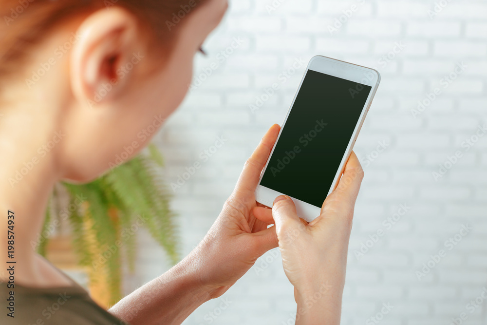 close up of woman texting on smartphone close up of woman texting on smartphone