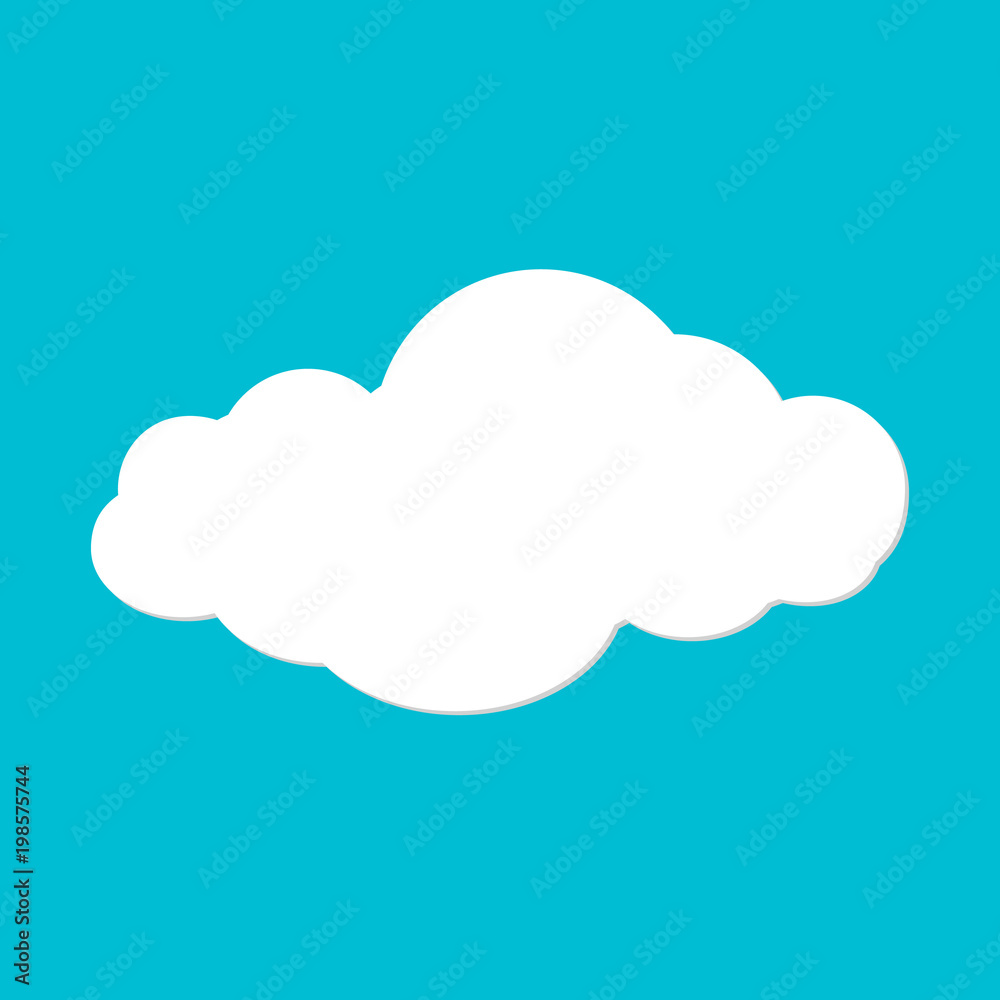 Cloud vector illustration on blue sky vector illustration Cloud vector illustration on blue sky vector illustration