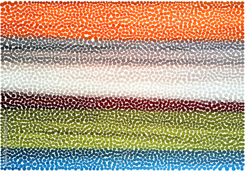 Colorful doted background, striped vector illustration