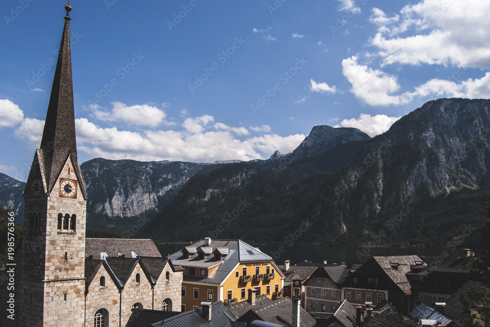 Fototapeta premium Halmstatt Austria