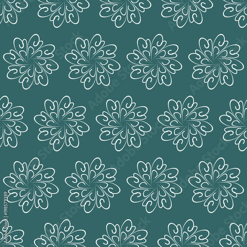 Seamless pattern with ornaments. Elements for design and decoration.