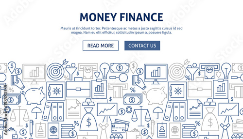 Money Finance Banner Design © anna_leni