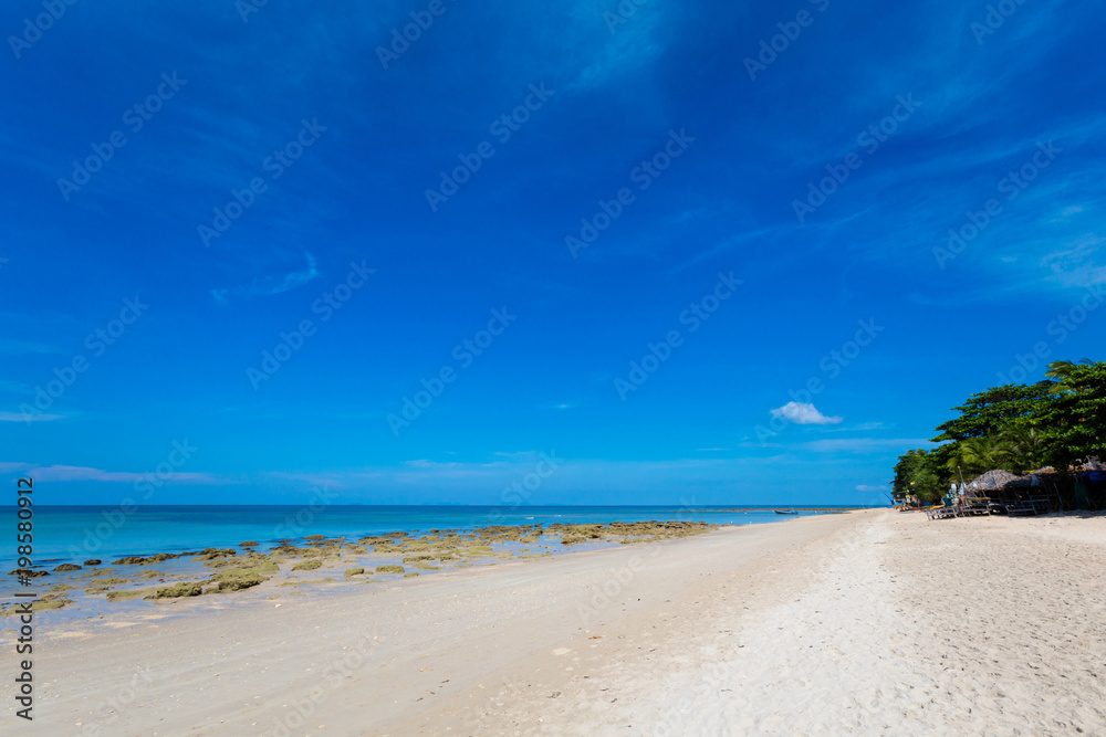 Landscape of Koh Lanta Klong Khong beach