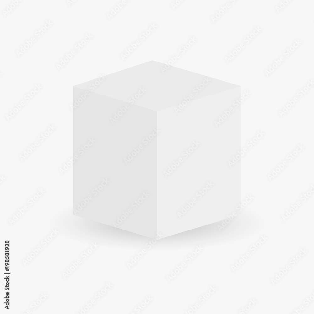 Mock up cube box Mock up cube box