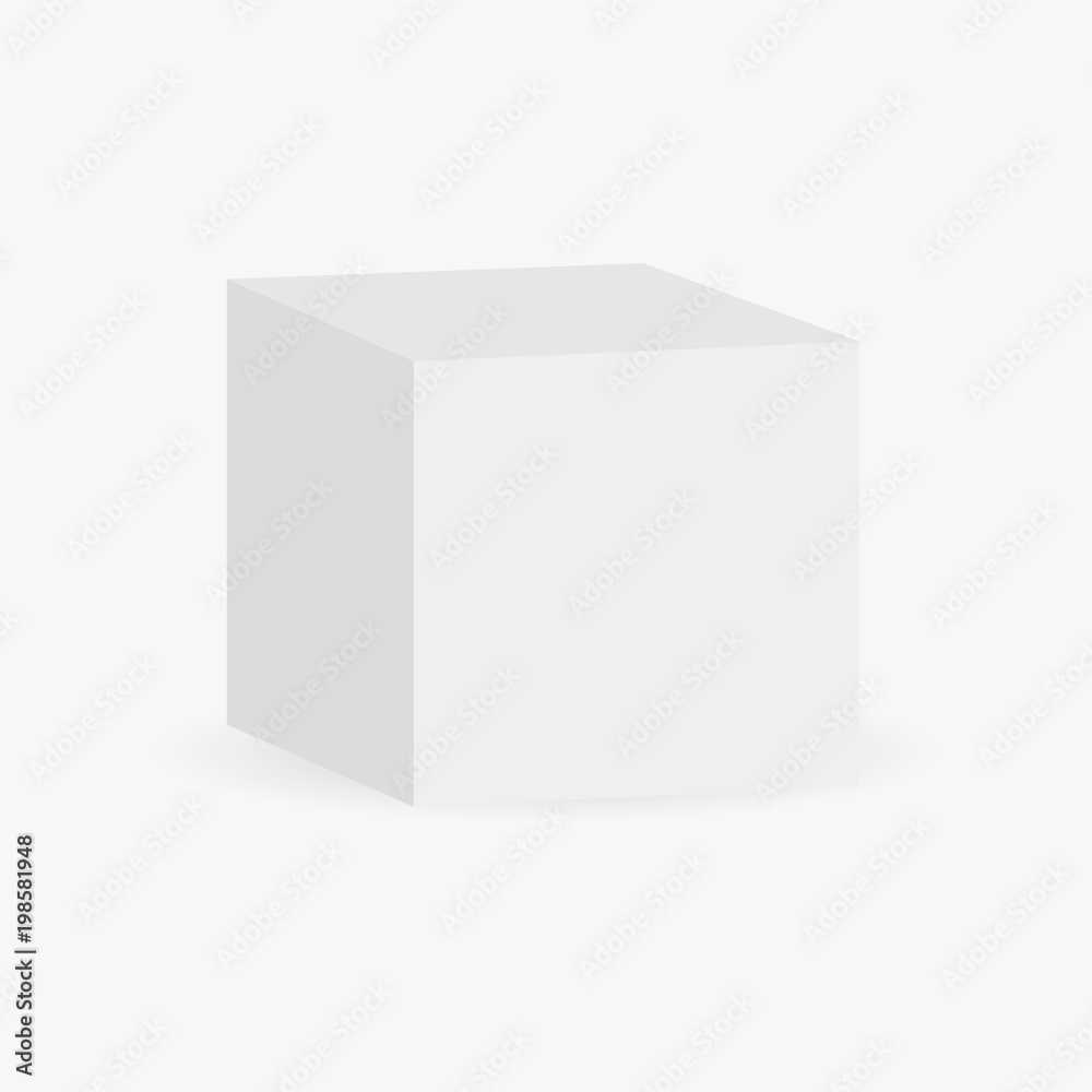 Mock up cube box Mock up cube box