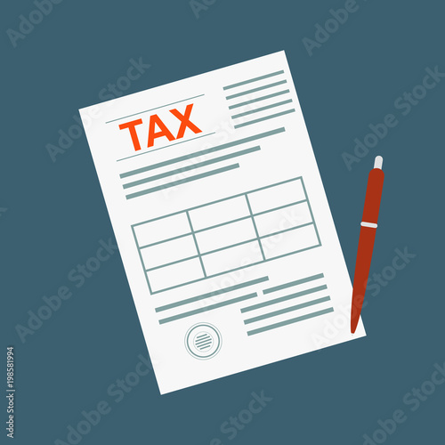 Tax document icon