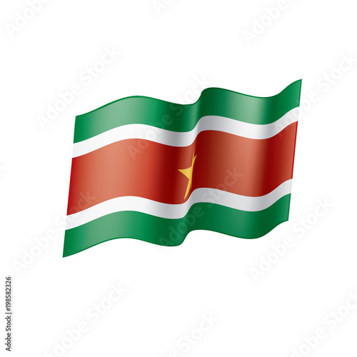 Free Download Suriname flag, vector illustration - GFXLoad