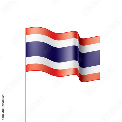Thailand flag, vector illustration Free Download Thailand flag, vector illustration - GFXLoad