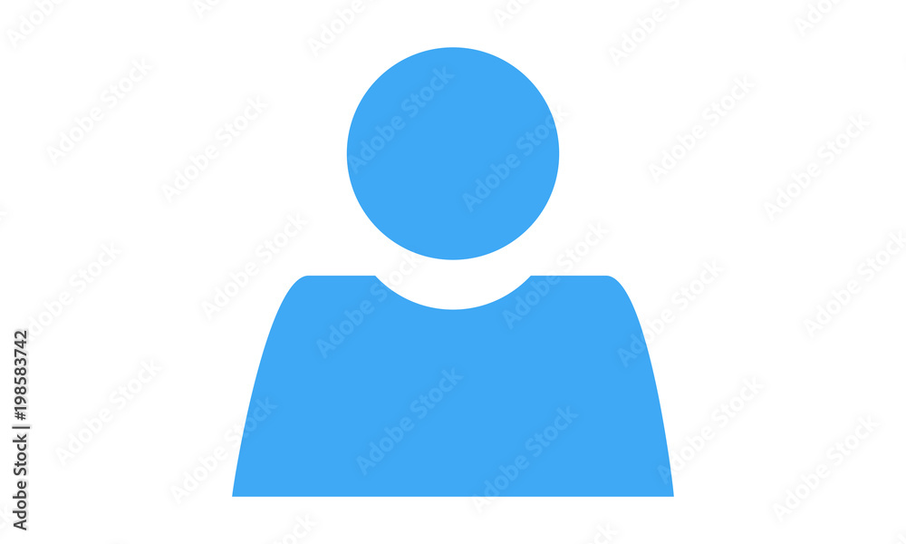 Icone utilisateur bleu Icone utilisateur bleu