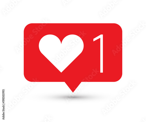 Like, follower icon. One of set web icons