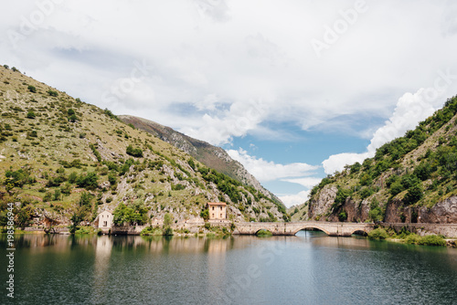 Fototapeta Naklejka Na Ścianę i Meble -  Lago di San Domenico, Abruzzo, Italy