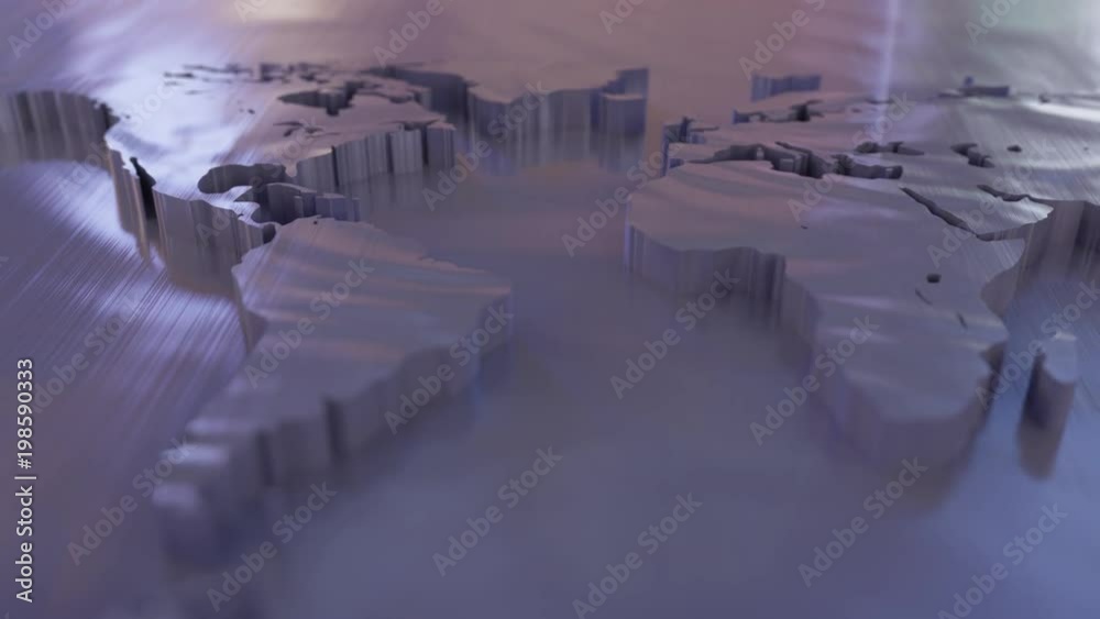 World map futuristic sci-fi earth tech technology global liquid metal display 4k World map futuristic sci-fi earth tech technology global liquid metal display 4k