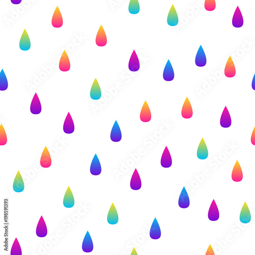 Abstract rainbow seamless pattern background. Modern futuristic illustration for design card  party invitation  wallpaper  holiday wrapping paper  fabric  bag print  t shirt   workshop advertising etc