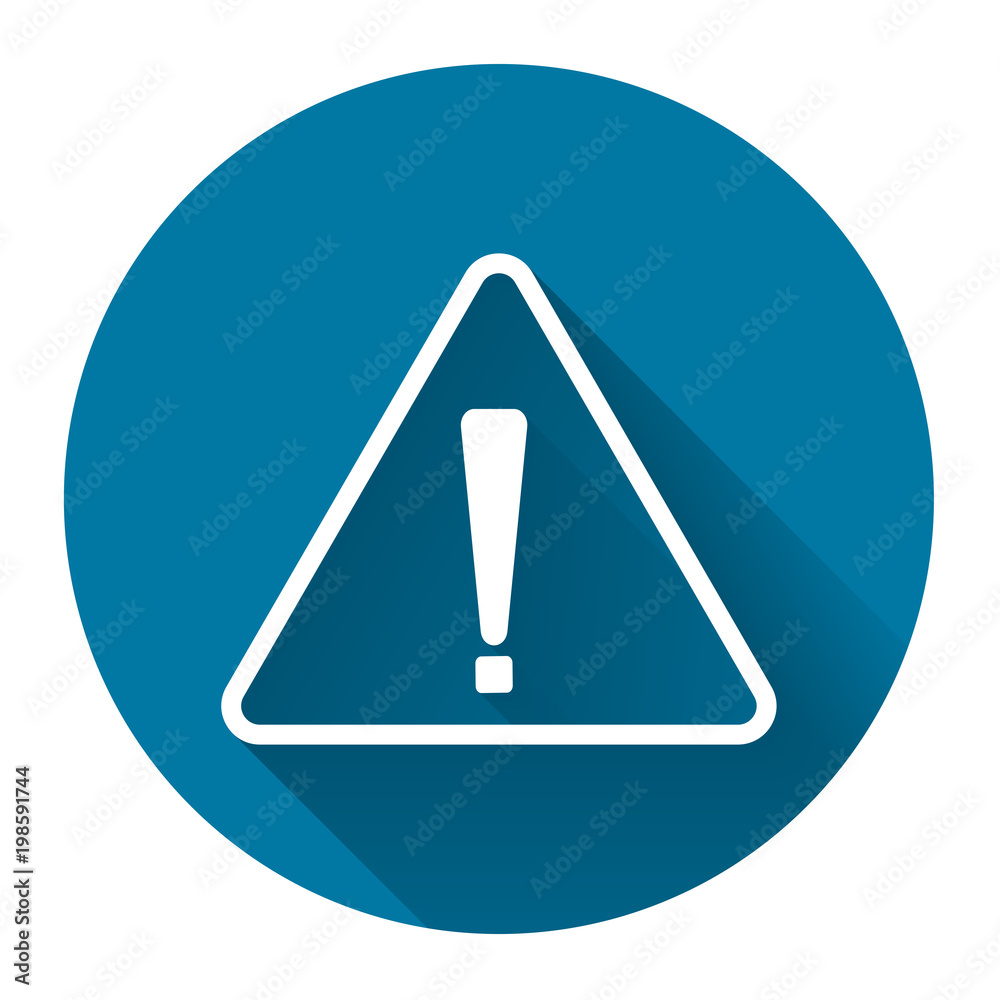 Exclamation mark symbol,Yellow Warning Dangerous icon on white background,Simple design style.vector illustration Exclamation mark symbol,Yellow Warning Dangerous icon on white background,Simple design style.vector illustration