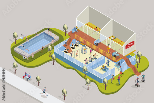 Isometric Gym and Swimming Pool