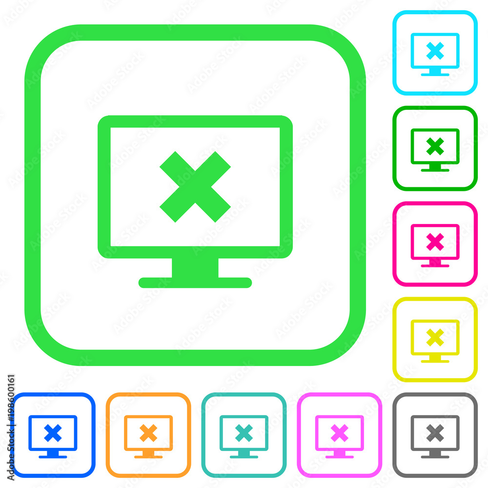 Cancel display settings vivid colored flat icons Cancel display settings vivid colored flat icons