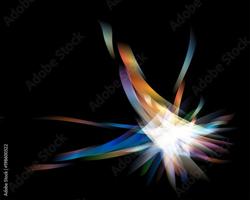 Abstract background composed of simple elements