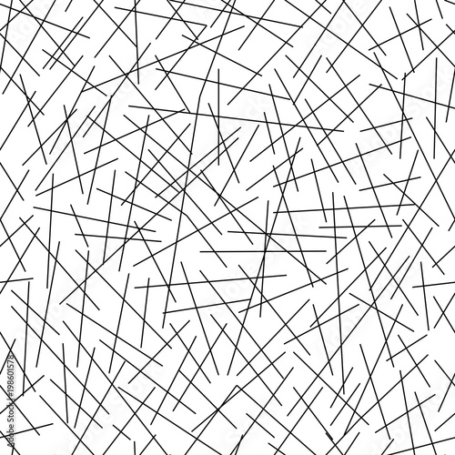 HATCHING LINE MEMPHIS STYLE SEAMLESS PATTERN. GEOMETRIC ELEMETS TEXTURE. 80S-90S DESIGN ON WHITE BACKGROUND photo