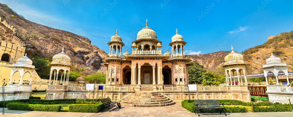 Royal Gaitor, a cenotaph in Jaipur - Rajasthan, India