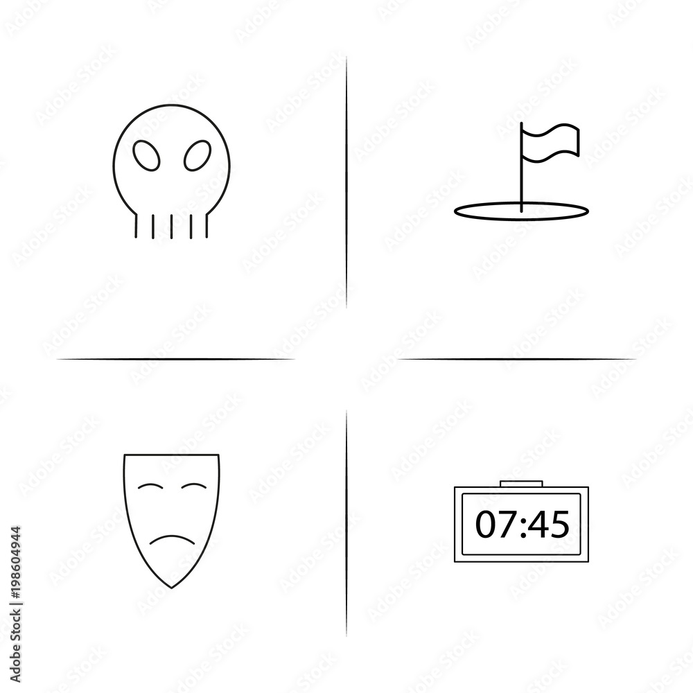 Lifestyle simple linear icons set. Outlined vector icons Lifestyle simple linear icons set. Outlined vector icons